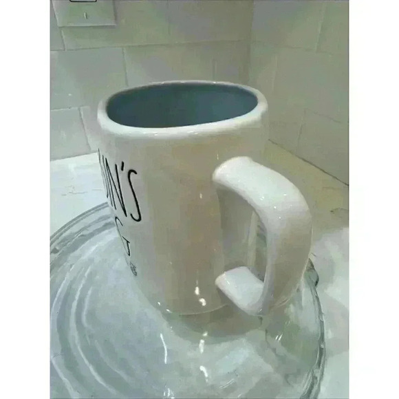 Rae Dunn Robins Egg Mug with Easter Eggs White with Blue Interior 20 Ounces - Picture 3 of 10